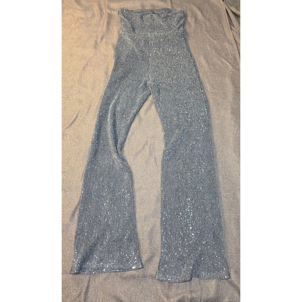 Size Small- Wild Fable Pants And Jumpsuit Sequance Blue/gray Color, very stretch - Picture 7 of 14